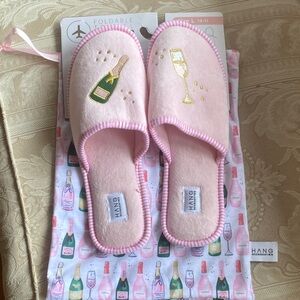 Pink Champagne Slippers